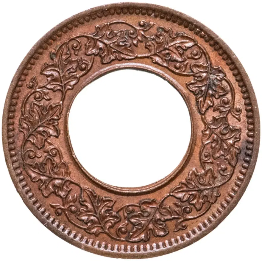 Индия (Британская) 1 пайс (pice) 1945 Без знака монетного двора, реверс