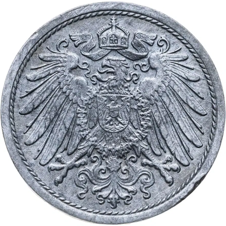 Германия 10 пфеннигов (pfennig) 1920, реверс