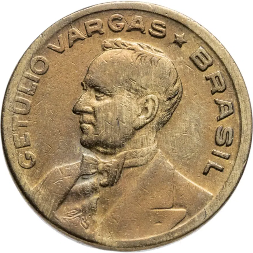 Бразилия 20 сентаво (centavos) 1945  Жетулиу Варгас