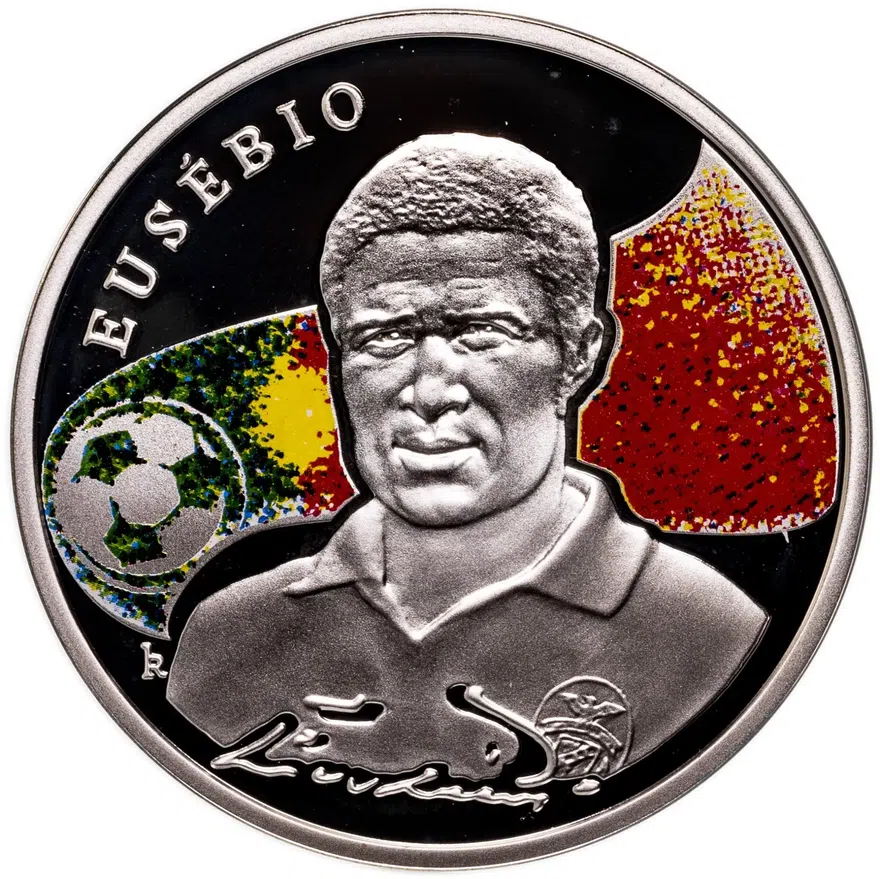 Армения 100 драмов 2008  Короли футбола - Эйсебио