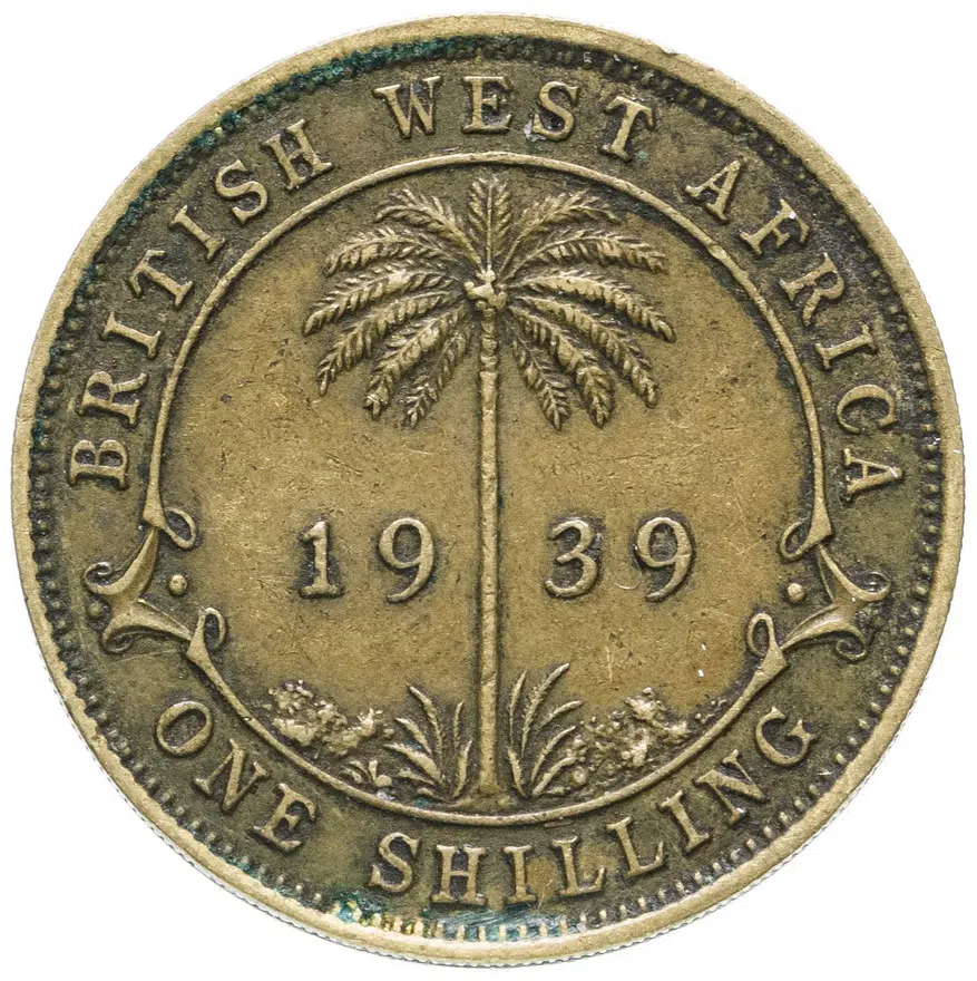 Британская Западная Африка 1 шиллинг 1939