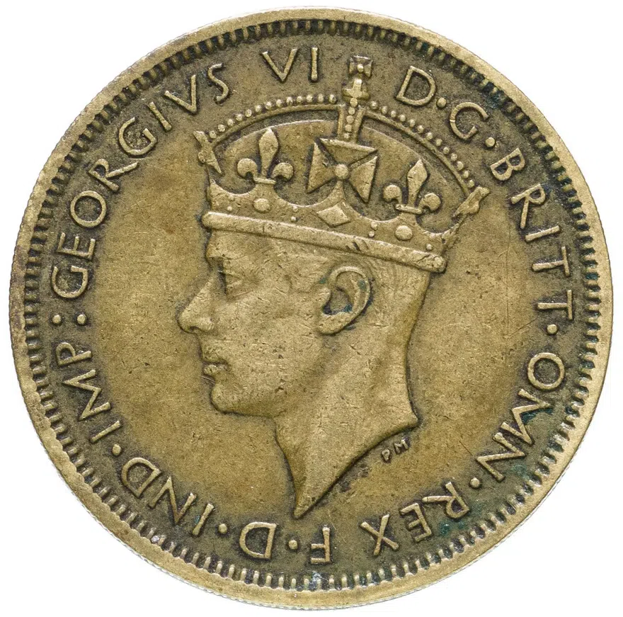 Британская Западная Африка 1 шиллинг 1939, реверс