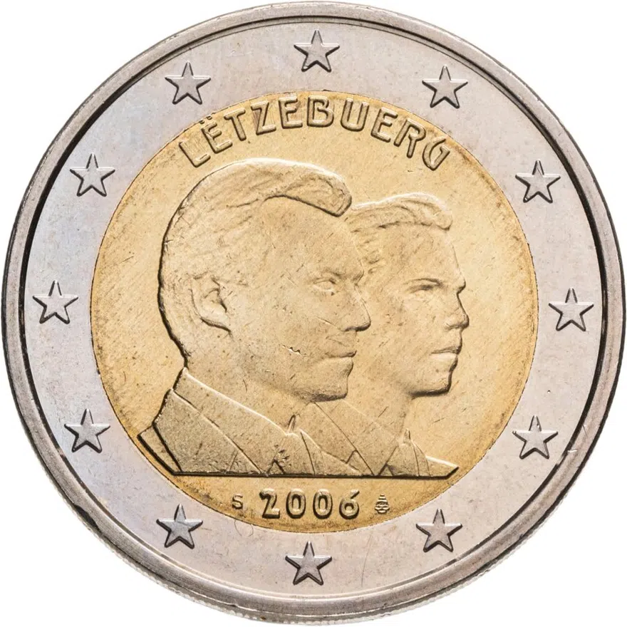 Люксембург 2 евро (euro) 2006 "25 лет принцу Гийому"