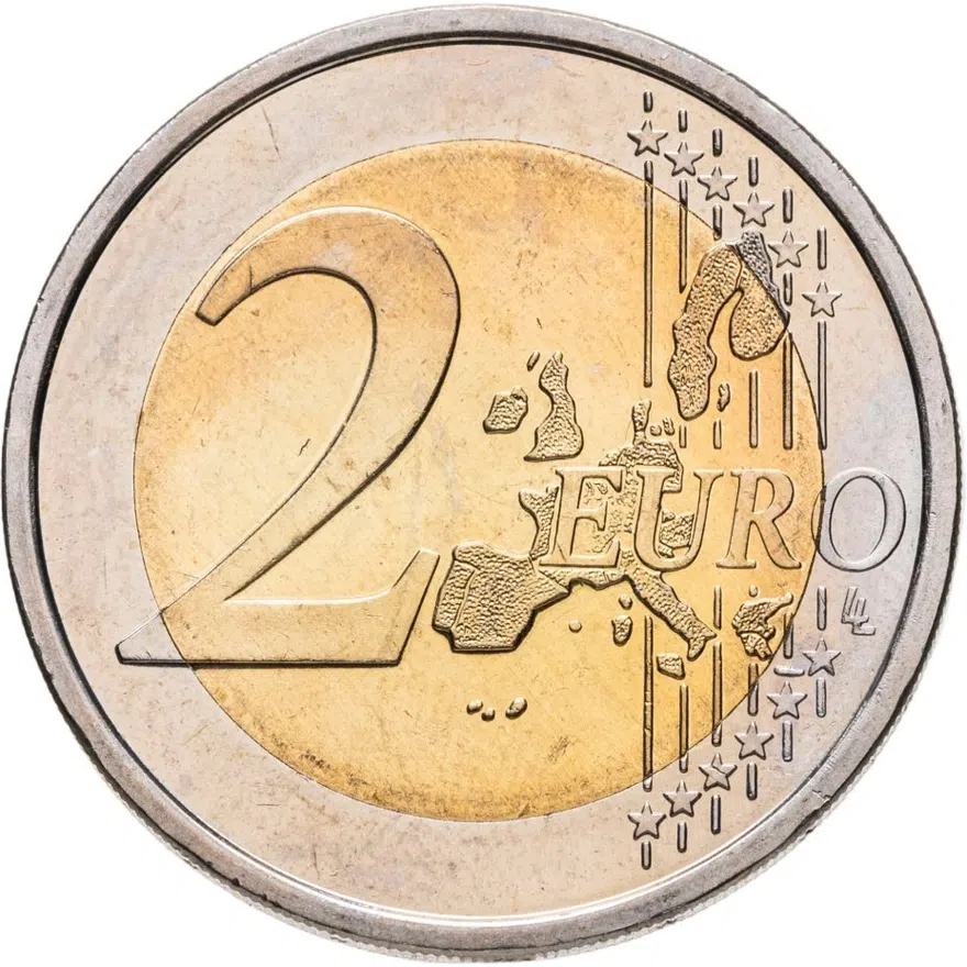 Люксембург 2 евро (euro) 2006 "25 лет принцу Гийому", реверс