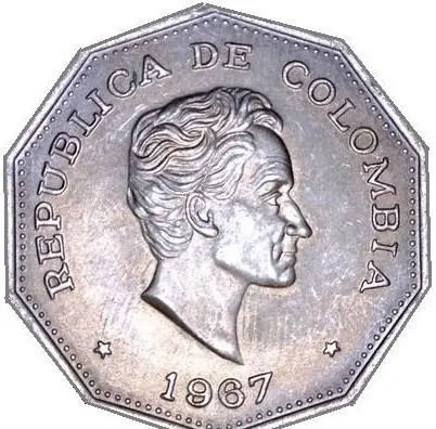 1 песо (peso) 1967