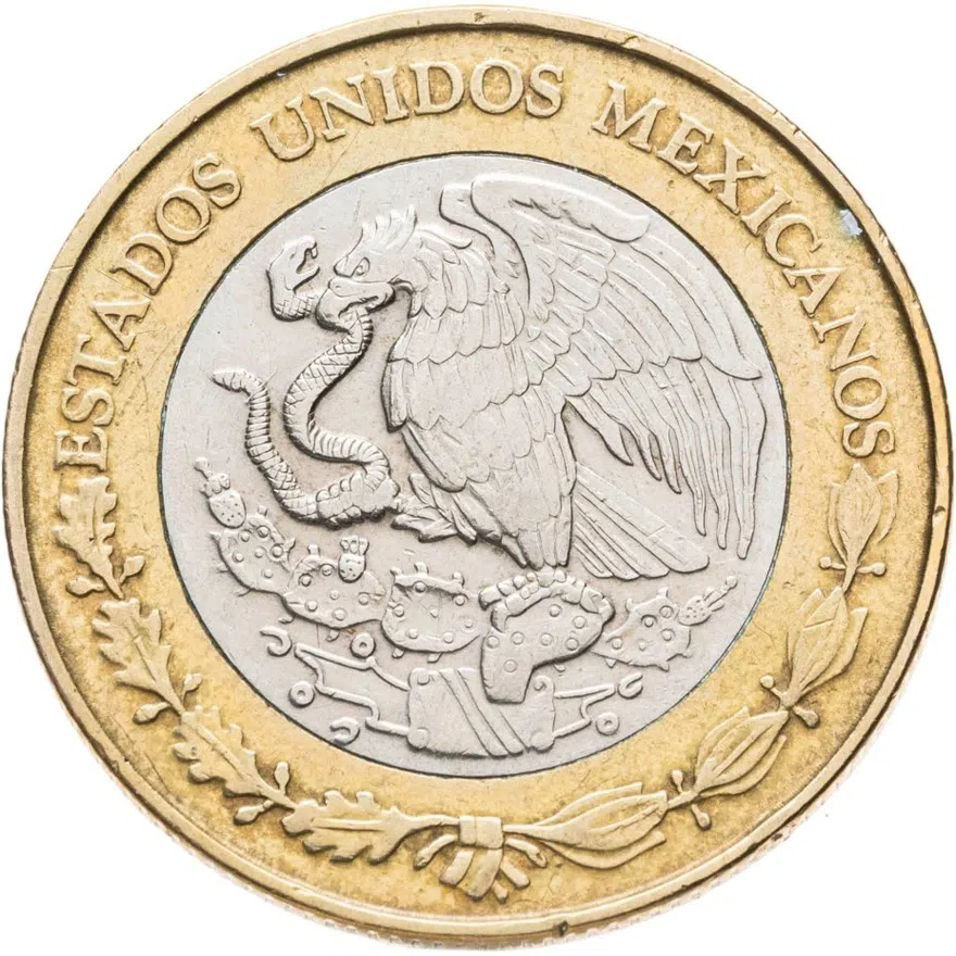 Мексика 10 песо (pesos) 1998