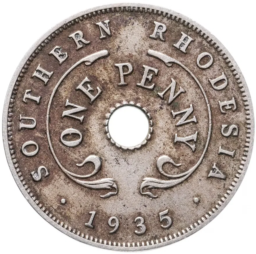Южная Родезия 1 пенни (penny) 1935