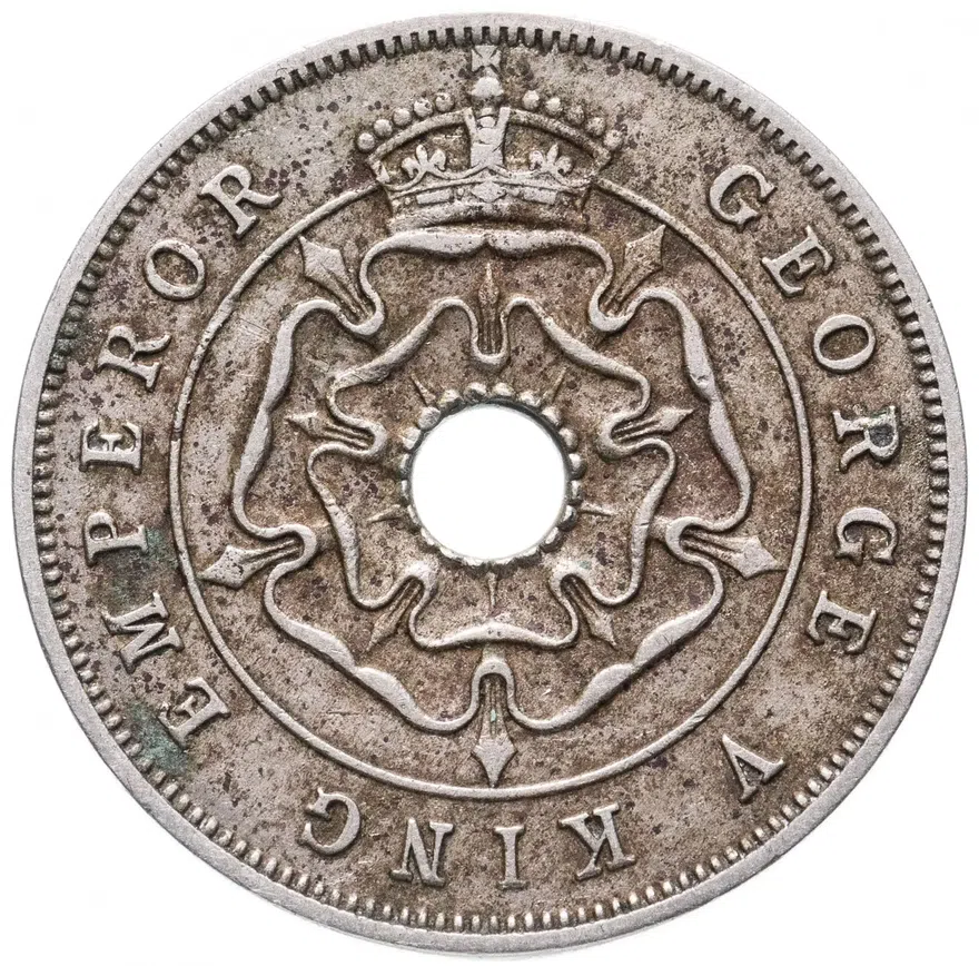 Южная Родезия 1 пенни (penny) 1935, реверс