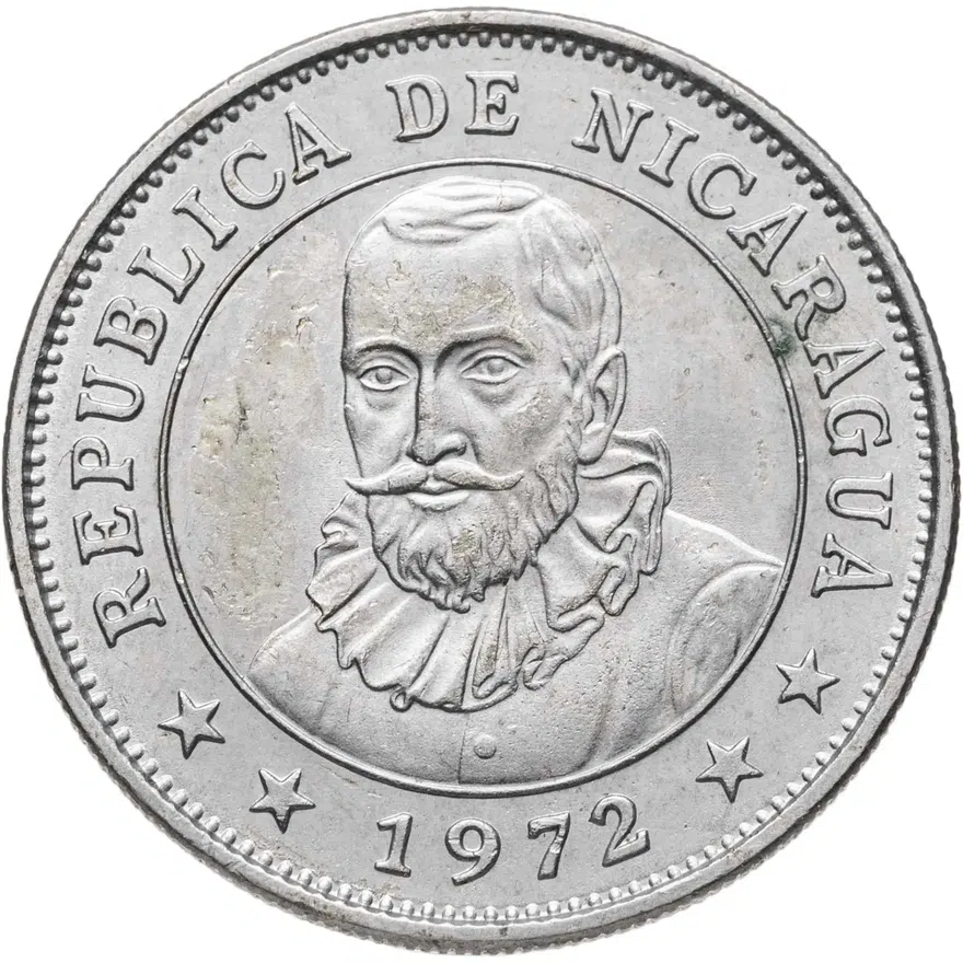 Никарагуа 1 кордоба (cordoba) 1972