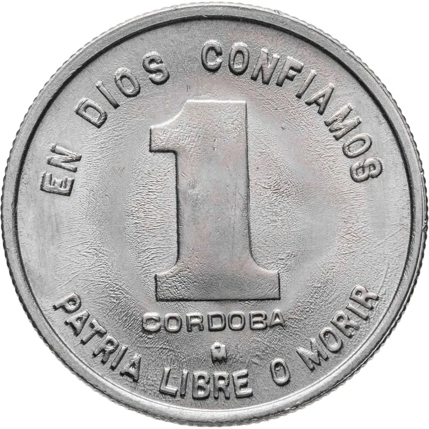 Никарагуа 1 кордоба (cordoba) 1983, реверс