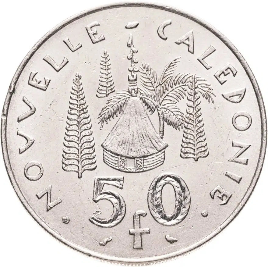 Новая Каледония 50 франков (francs) 1967