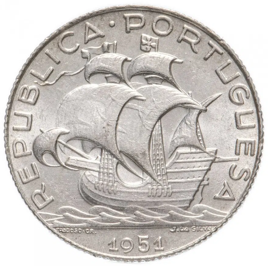 Португалия 2,5 эскудо (escudos) 1951