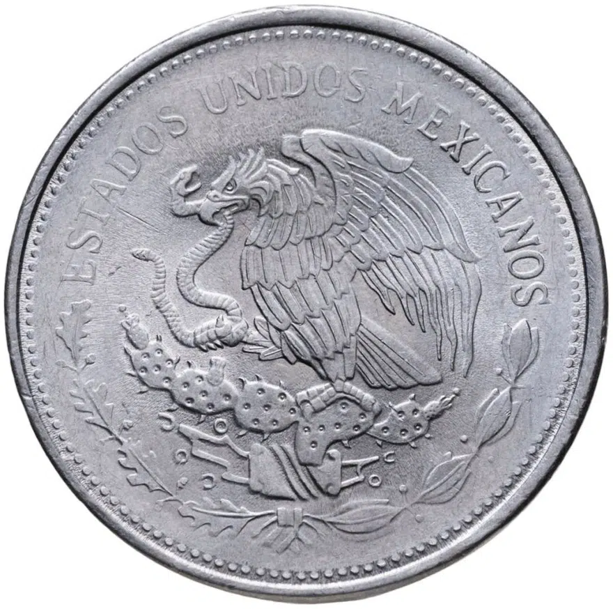 Мексика 1 песо (peso) 1985, реверс