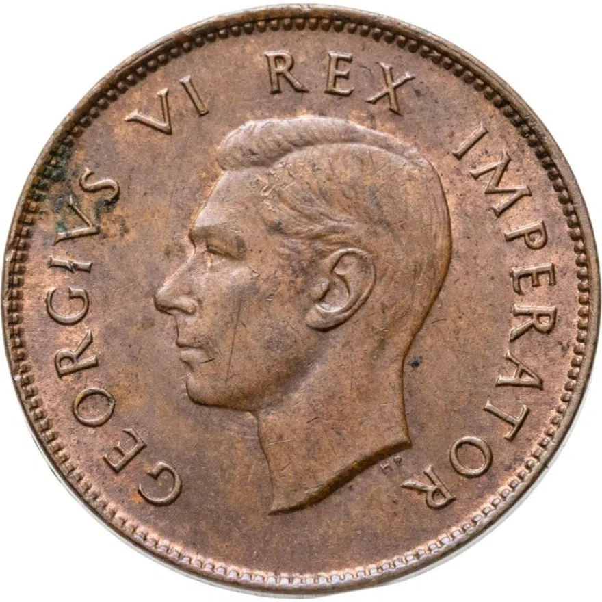 ЮАР 1/4 пенни (penny) 1944