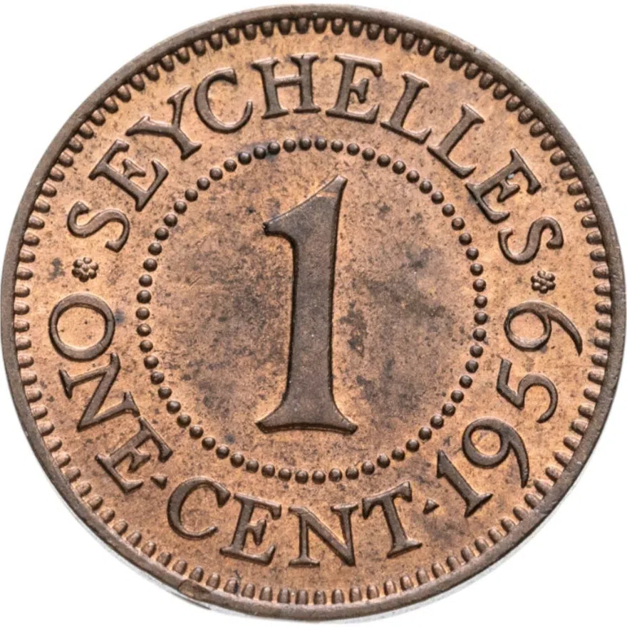 Сейшельские острова 1 цент 1959