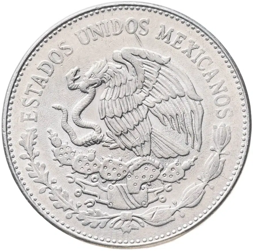 Мексика 20 песо (pesos) 1981, реверс