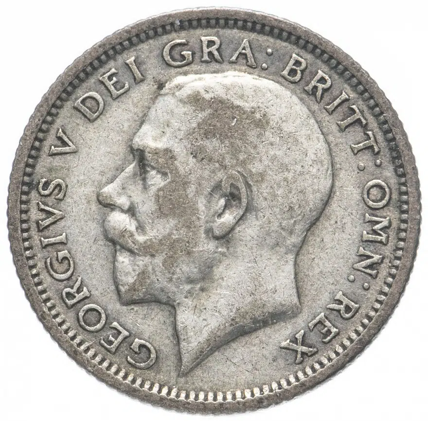 Великобритания 6 пенсов (pence) 1922, реверс