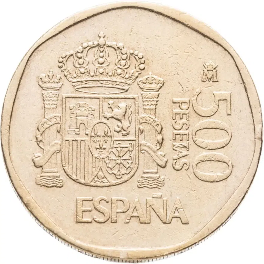 Испания 500 песет (pesetas) 1989