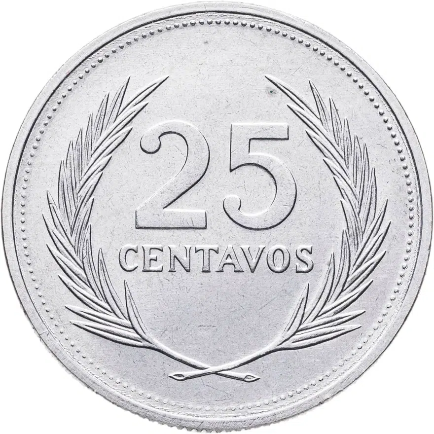 Сальвадор 25 сентаво (centavos) 1988
