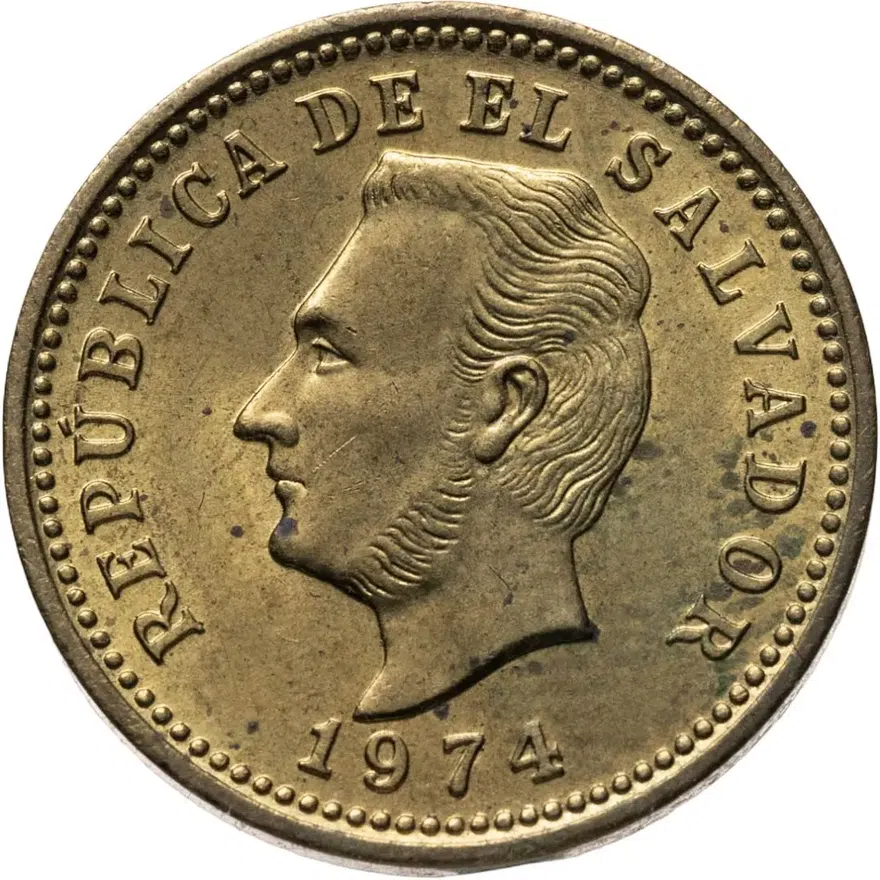 Сальвадор 3 сентаво (centavos) 1974