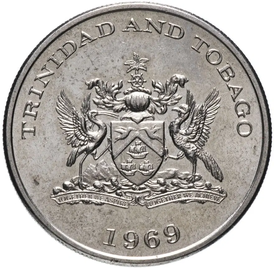 Тринидад и Тобаго dollar (доллар) 1969   "FAO (ФАО)", реверс