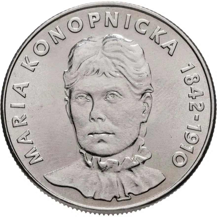 Польша 20 злотых (zlotych) 1978  Мария Конопницкая, аверс