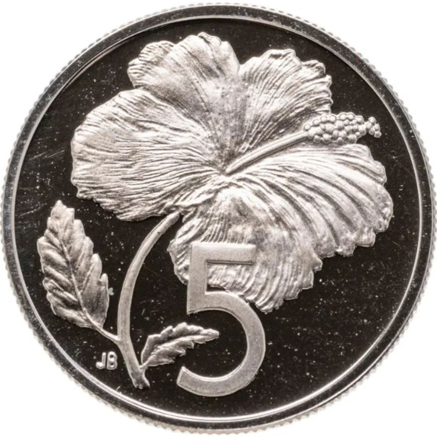 Острова Кука 5 центов (cents) 1972 Proof, реверс