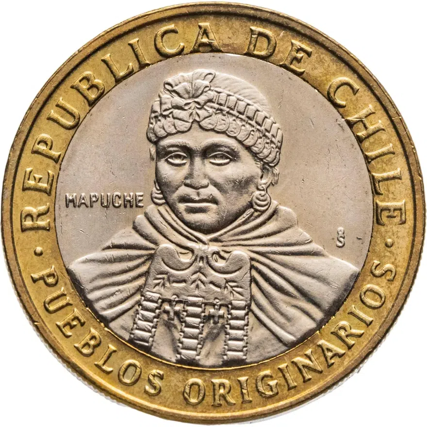 Чили 100 песо (pesos) 2010