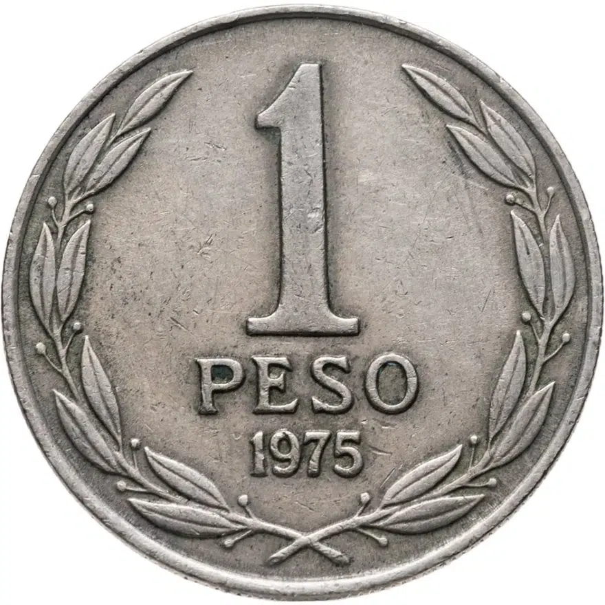 Чили 1 песо (peso) 1975