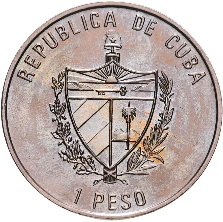 Куба 1 песо (peso) 2002  Вожди мирового пролетариата - Владимир Ленин, реверс