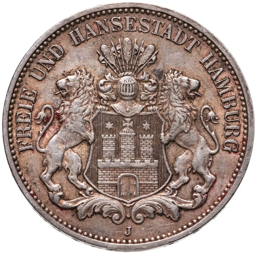 Германия (Империя) 3 марки (mark) 1910