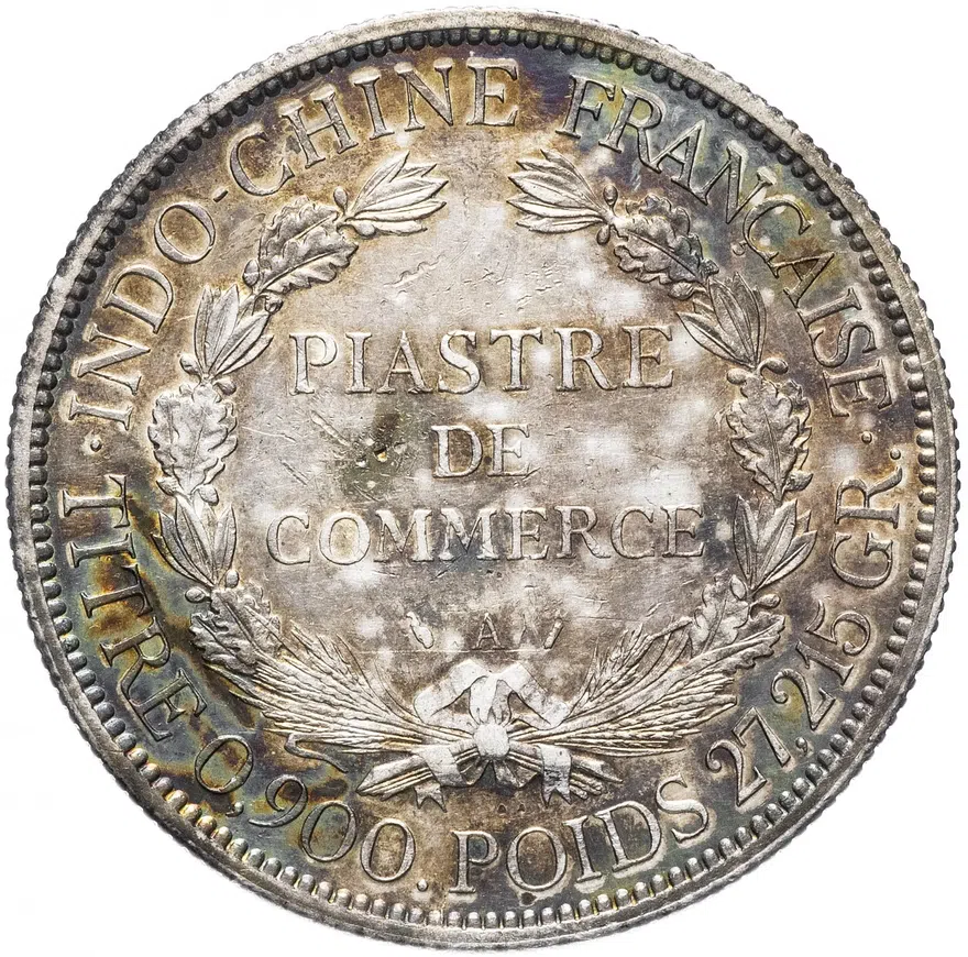 Французский Индокитай 1 пиастр (piastre) 1895