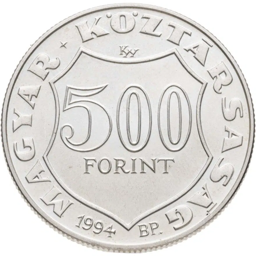 Венгрия 500 форинтов (forint) 1994  100 лет со дня смерти Лайоша Кошута