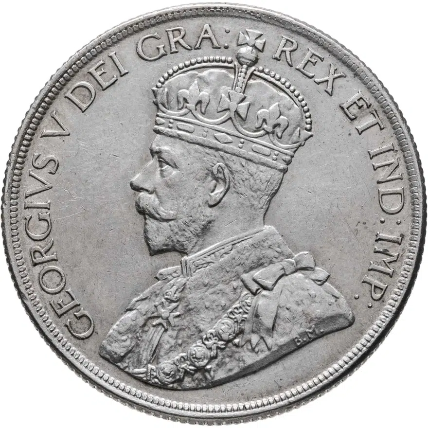 Канада 1 доллар (dollar) 1936, реверс