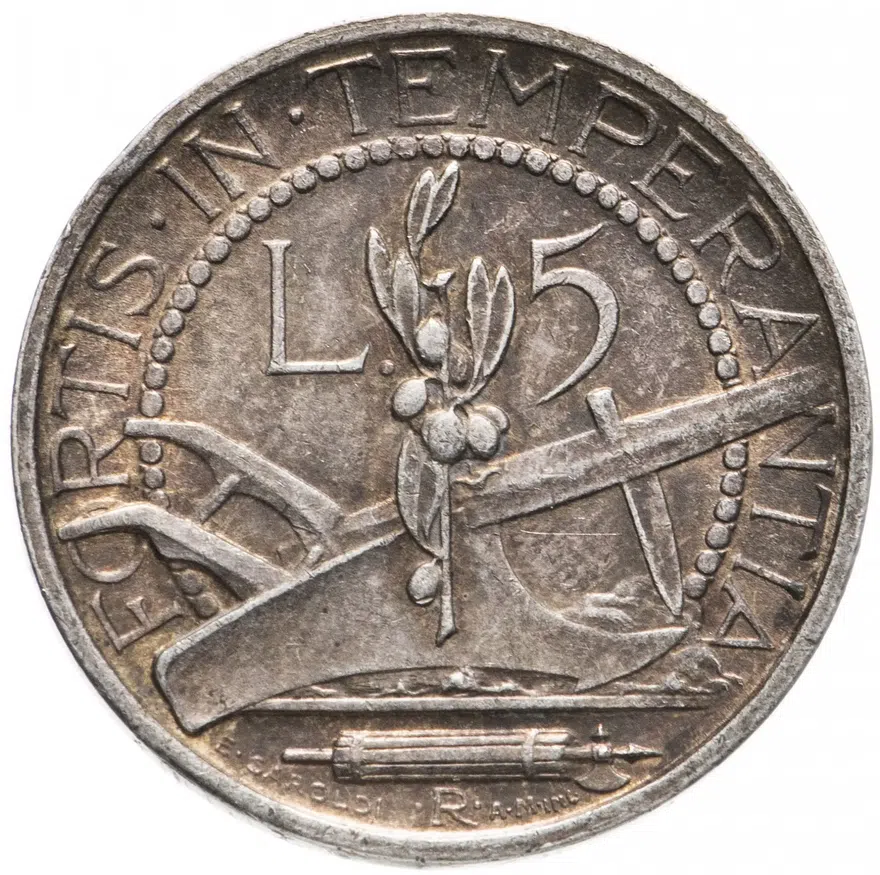 Сан-Марино 5 лир (lire) 1937