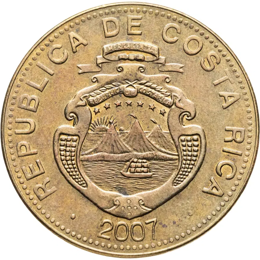 Коста-Рика 500 колонов (colones) 2007, реверс