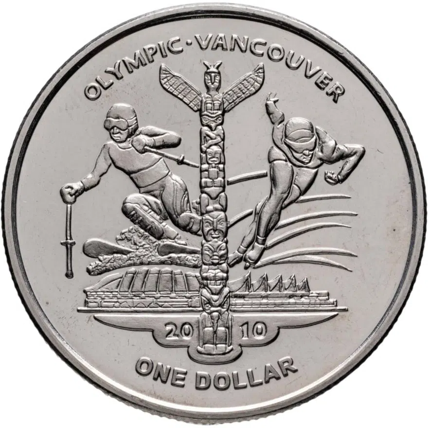 Сьерра-Леоне 1 доллар (dollar) 2009 Игры XXI зимней Олимпиады Ванкувер-2010 - спортсмены