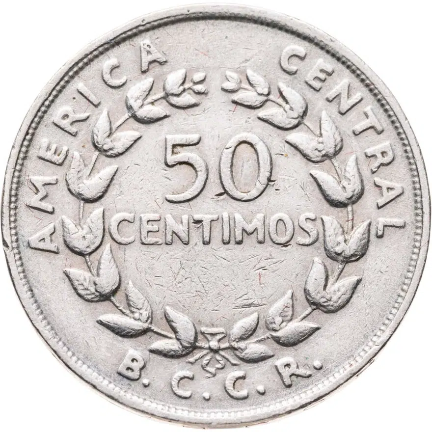 Коста-Рика 50 сентимо (centimos) 1970