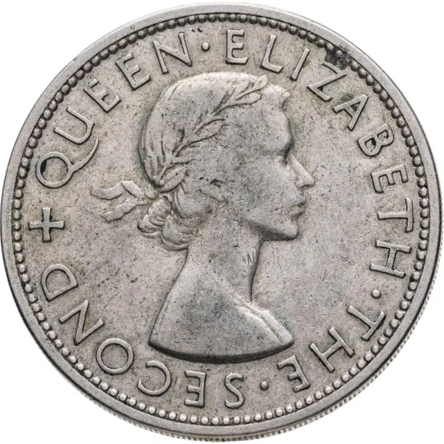 Родезия и Ньясаленд 1/2 кроны (crown) 1955