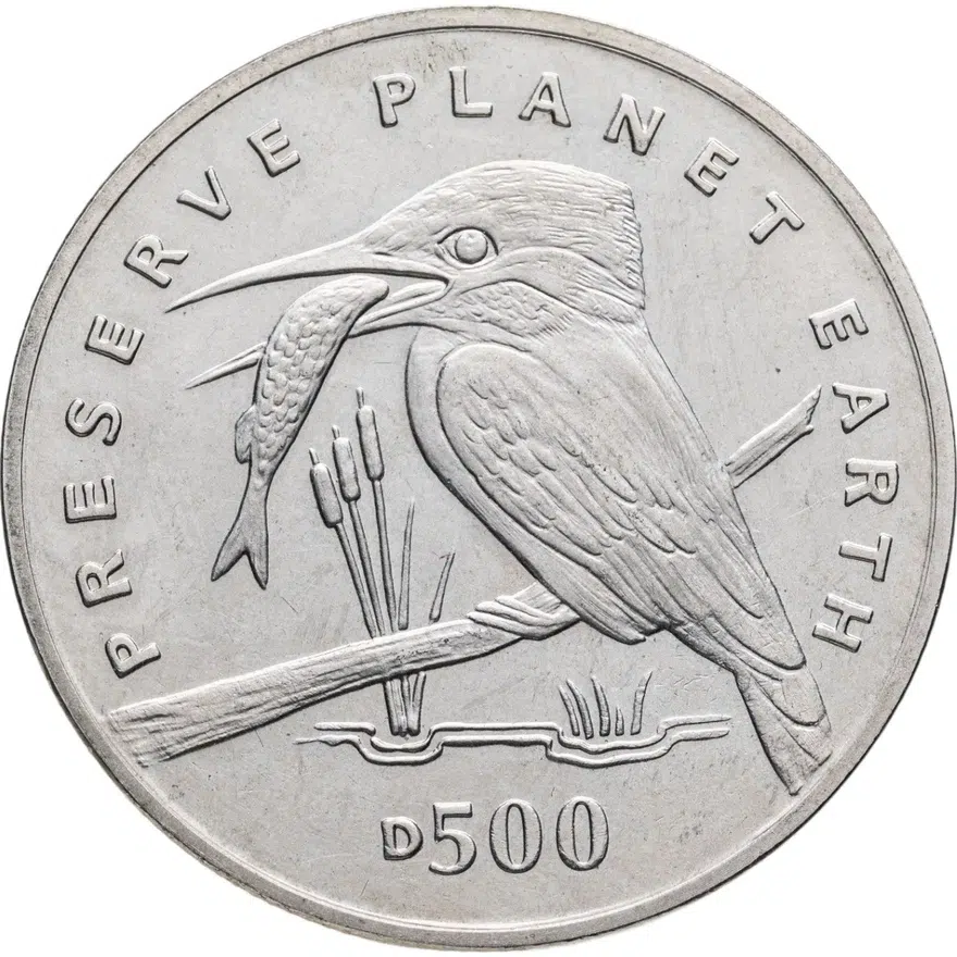 Босния и Герцеговина 500 динаров (dinara) 1994  Заповедник планета Земля - Зимородок