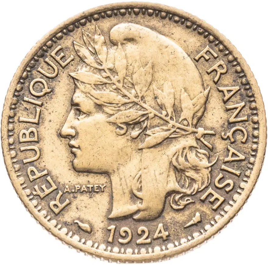 Того 1 франк (franc) 1924, реверс