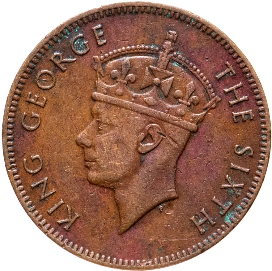 Сейшелы 2 цента (cents) 1948, реверс