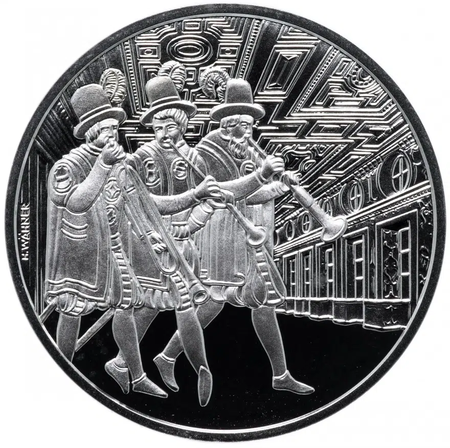 Австрия 10 евро (euro) 2002 "Замок Амбрас" в футляре с сертификатом, реверс