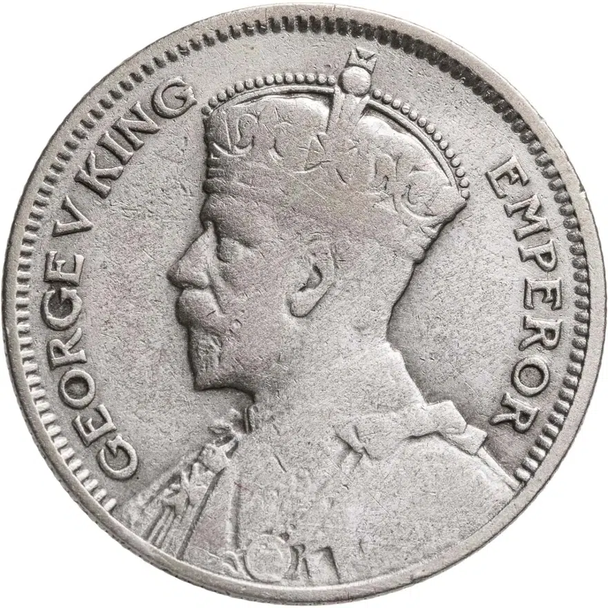 Новая Зеландия 6 пенсов (pence) 1934, реверс