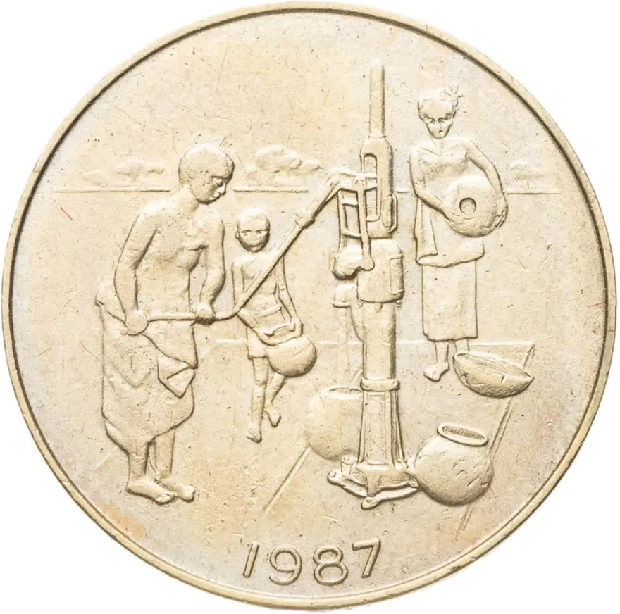 Западная Африка (BCEAO) 10 франков (francs) 1987, реверс