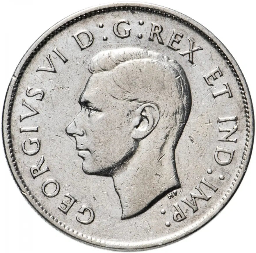 Канада 50 центов (cents) 1943