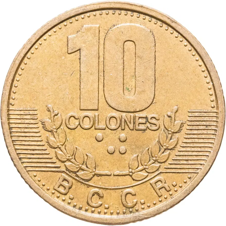Коста-Рика 10 колонов (colones) 1995