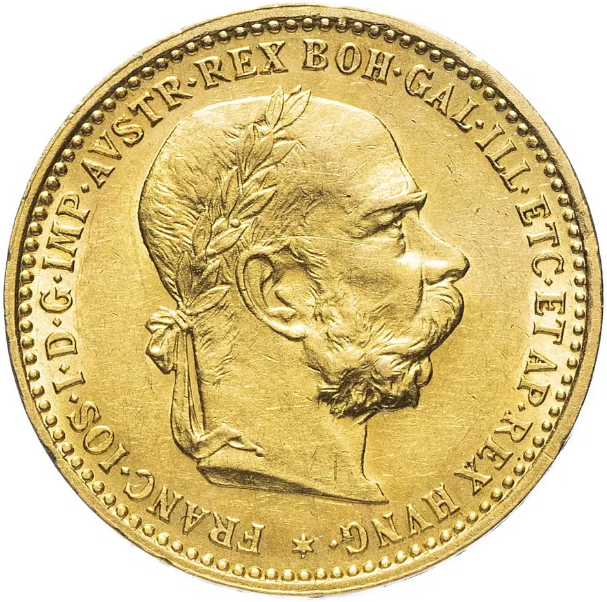 Австро-Венгрия 10 крон 1905 Франц Иосиф I, реверс