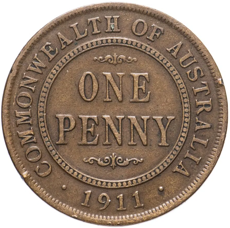 Австралия 1 пенни (penny) 1911