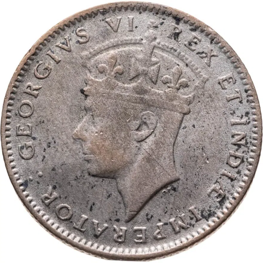 Британская Восточная Африка 50 центов (cents) 1937, реверс
